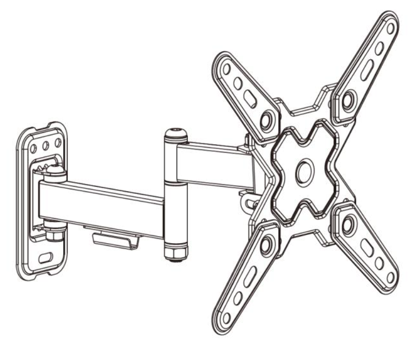 Kogan Tilt Extendable Full Motion Wall Mount for 13" 43" TVs (KAWLMFM43MA) Manuals and Support