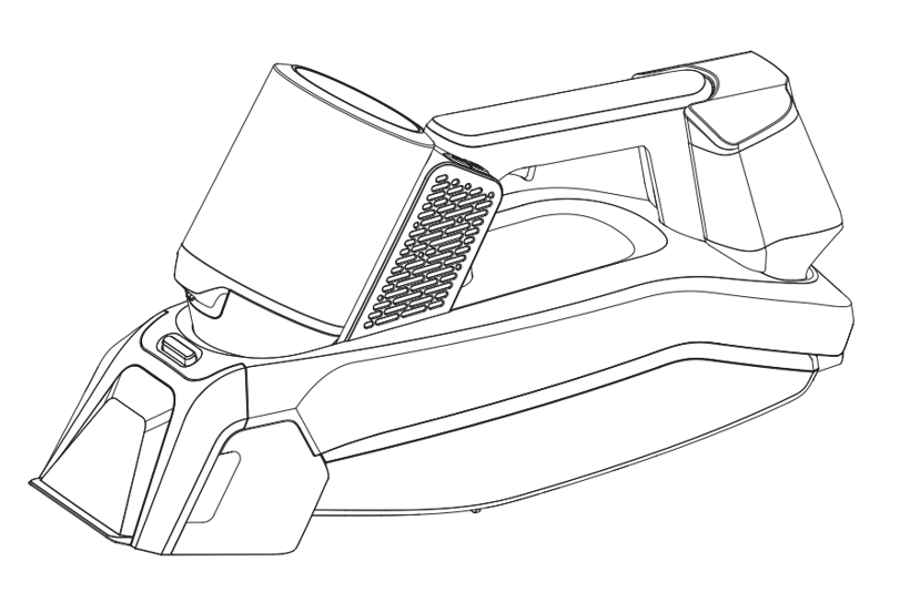 Kogan StainClean Cordless Carpet and Upholstery Spot Cleaner