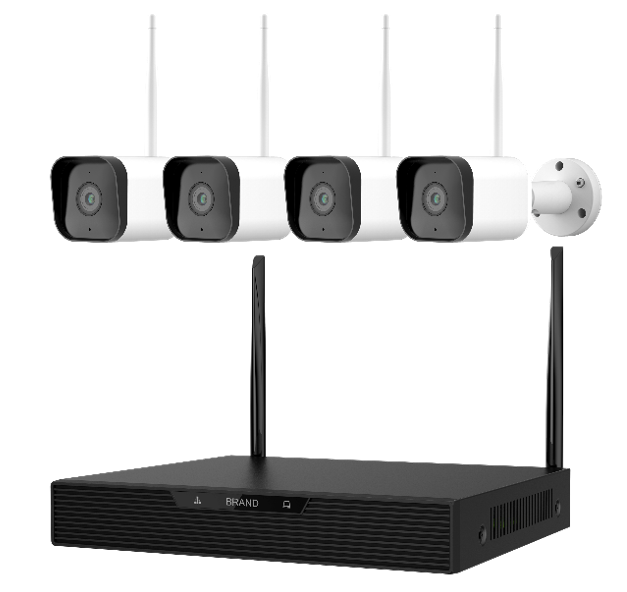 Kogan SmarterHome™ 8 Channel AI NVR Security Camera System with 4 x 3MP