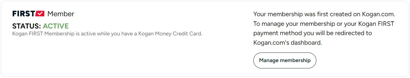 Why was I charged for Kogan First?
