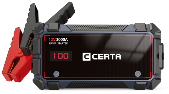 Certa 3000A 20000mAh Portable Jump Starter CTJMPSTC30A Manuals and Support