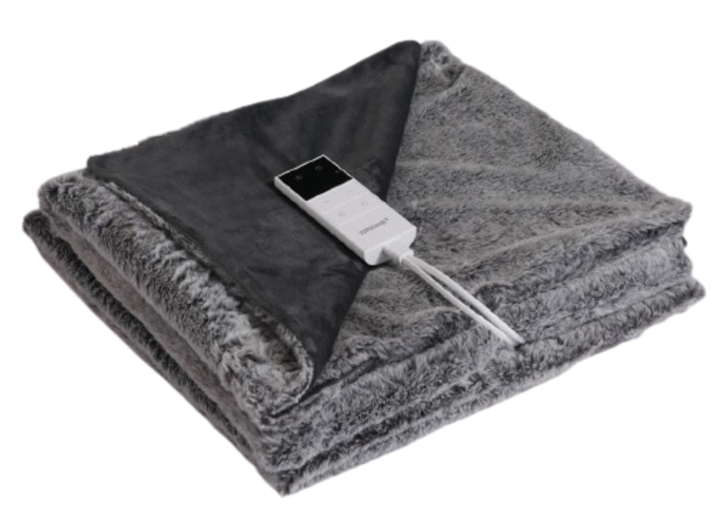 Trafalgar Rabbit Faux Fur Electric Throw Blanket (TFSHERPETCA