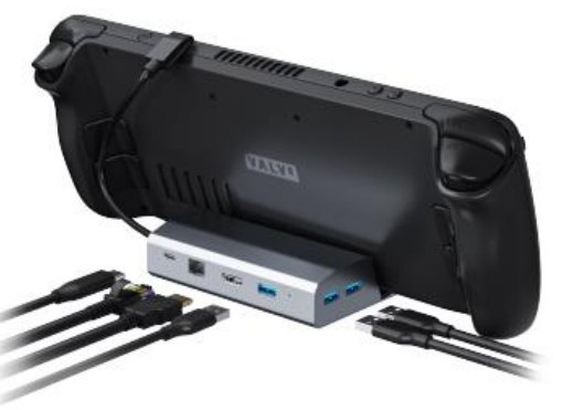 Kogan 6-in-1 Steam Deck Docking System (100W PD, 4K60Hz HDMI